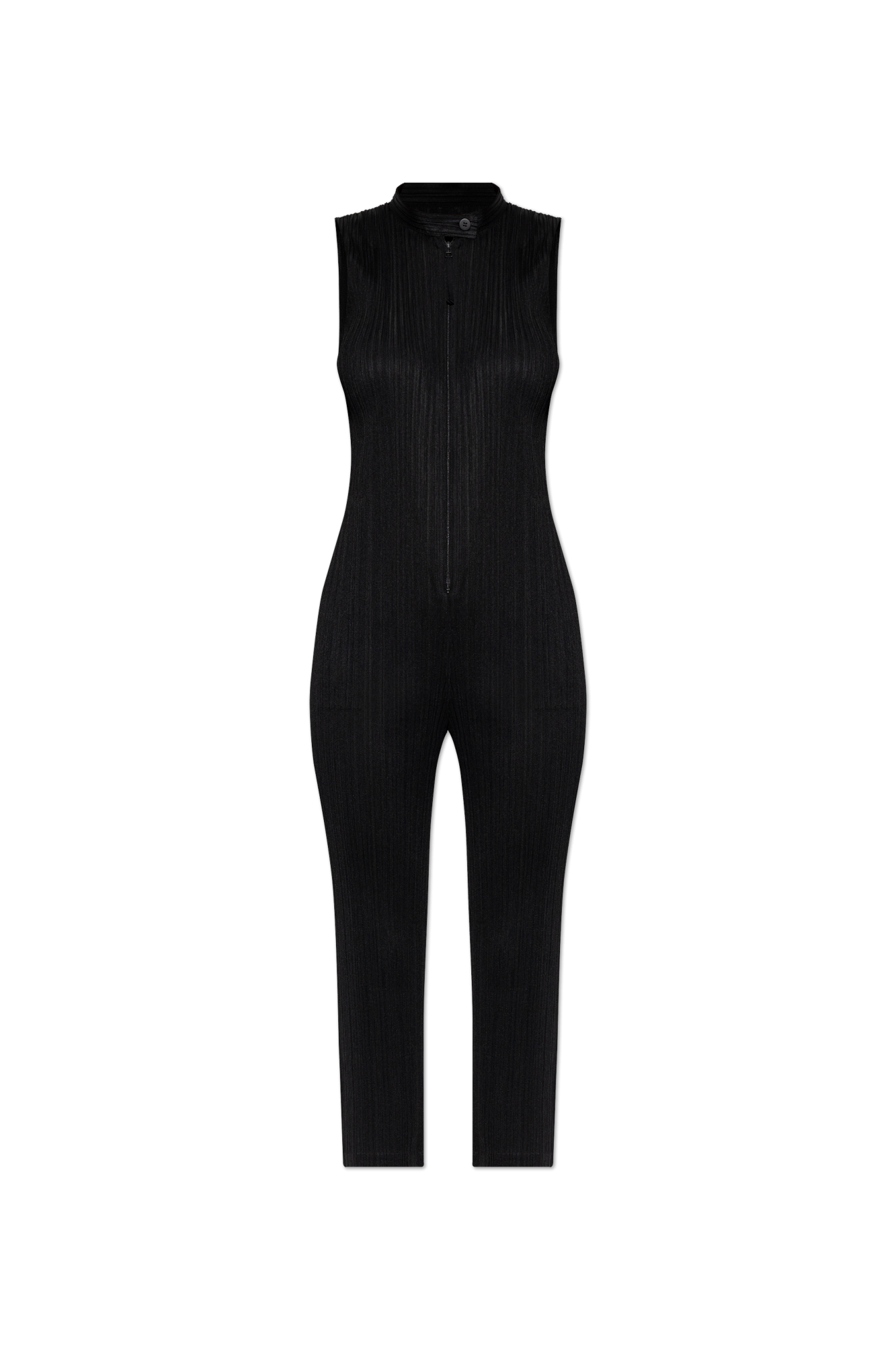 plplページ Black Sleeveless pleated jumpsuit Pleats Please Issey Miyake